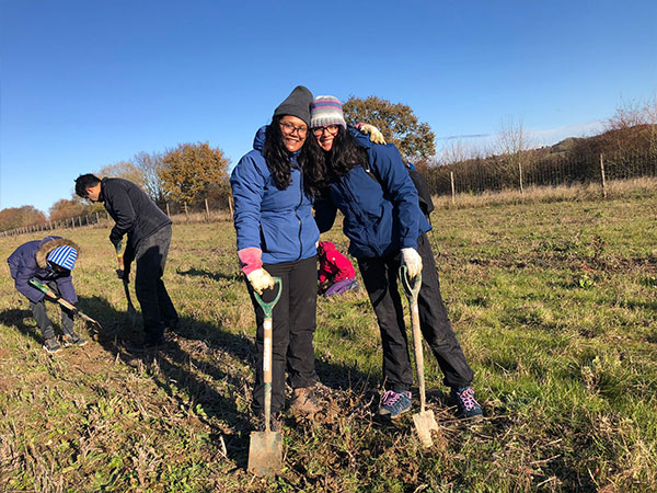 Tree Planting initiative by SCVP students