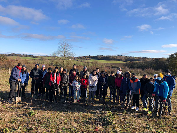 Tree Planting initiative by SCVP students