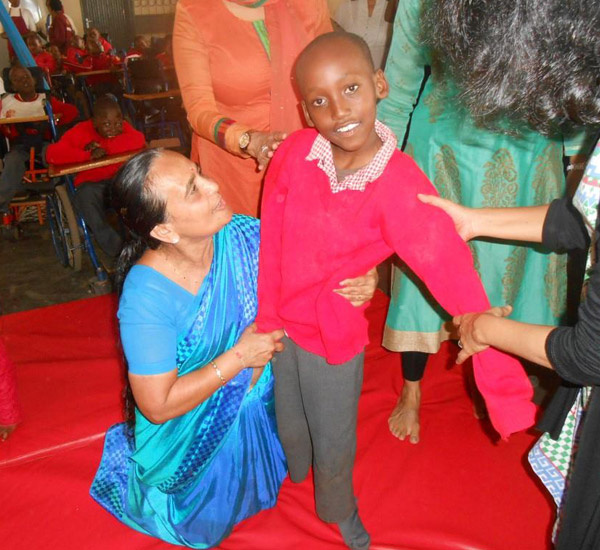 Fun and games at the Cerebral Palsy Unit