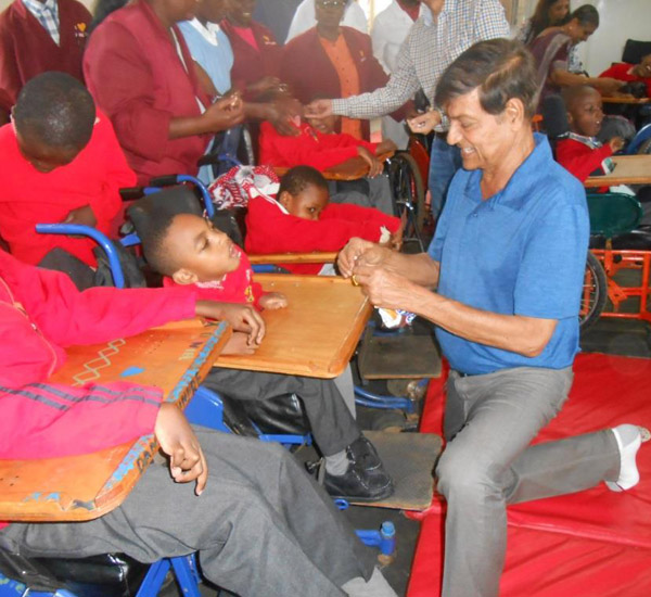 Fun and games at the Cerebral Palsy Unit