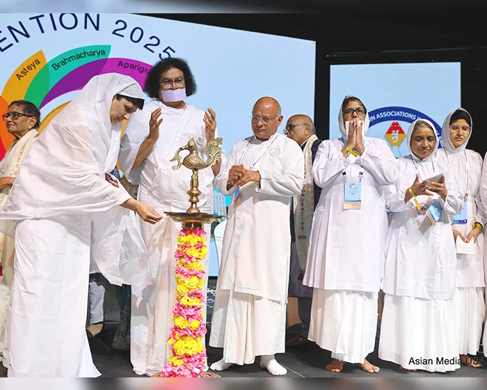 Veerayatan at JAINA Convention 2025: An inspiring Spiritual Presence