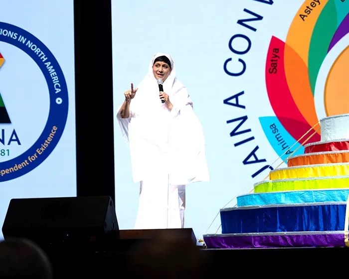 Veerayatan at JAINA Convention 2025: An inspiring Spiritual Presence