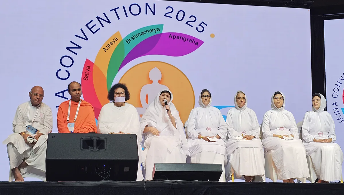 Veerayatan at JAINA Convention 2025: An inspiring Spiritual Presence