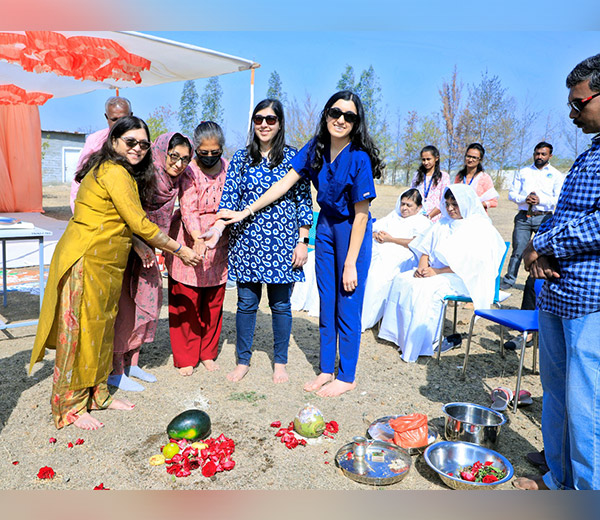 Foundation laying ceremony for new Housing Complex!