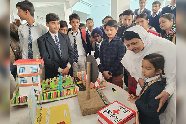 Science exhibition at Tirthankar Mahavir Vidya Mandir
