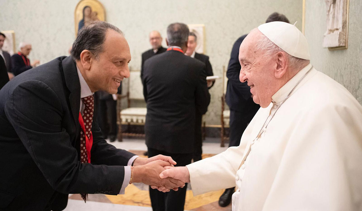 Aim to build a better future together: Meeting His Holiness Pope