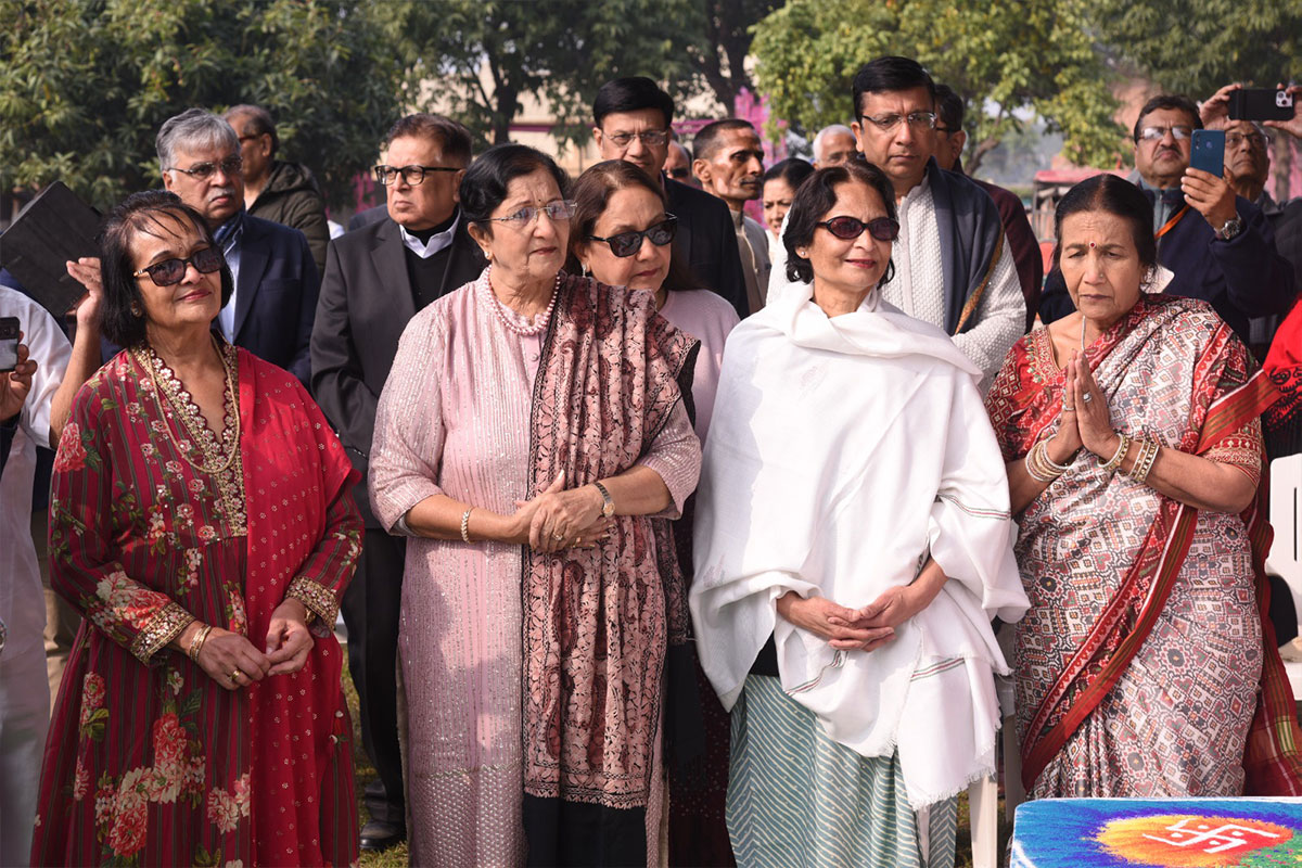 Foundation laying ceremony for the Uphaar project