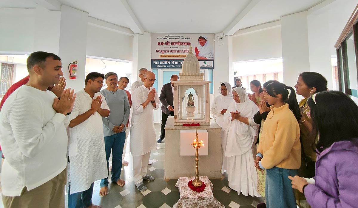 Mega eye-camp for Pujya Tai Ma’s 89<sup>th</sup> birthday