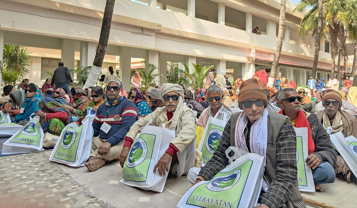 Mega eye-camp for Pujya Tai Ma’s 89<sup>th</sup> birthday