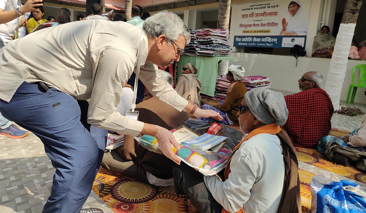 Mega eye-camp for Pujya Tai Ma’s 89<sup>th</sup> birthday