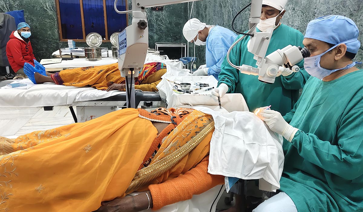Mega eye-camp for Pujya Tai Ma’s 89<sup>th</sup> birthday