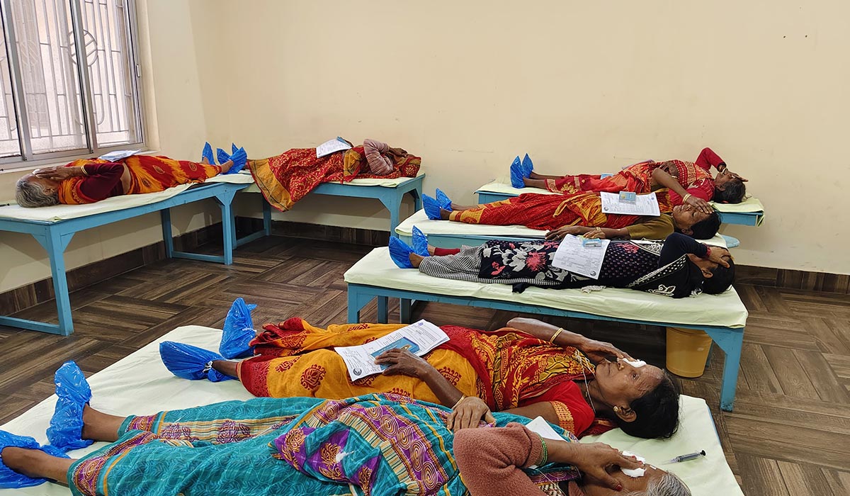 Mega eye-camp for Pujya Tai Ma’s 89<sup>th</sup> birthday