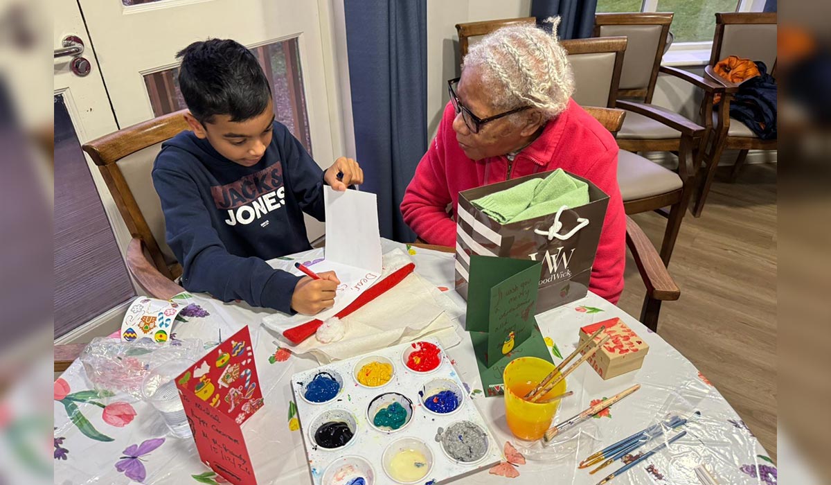 SCVP School Christmas Care Home Visit