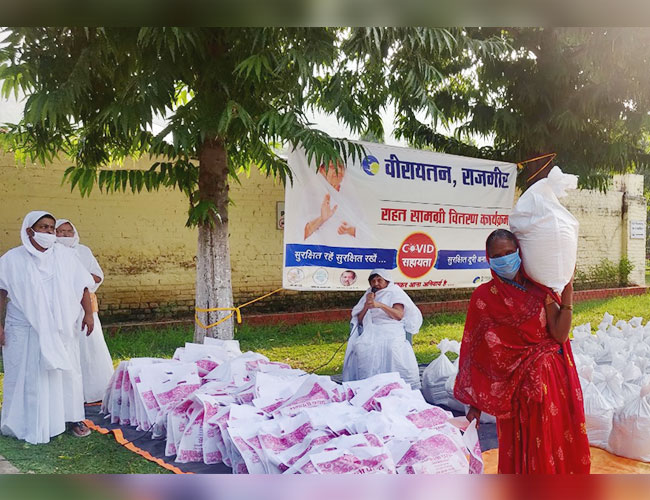 Distribution of Food parcels