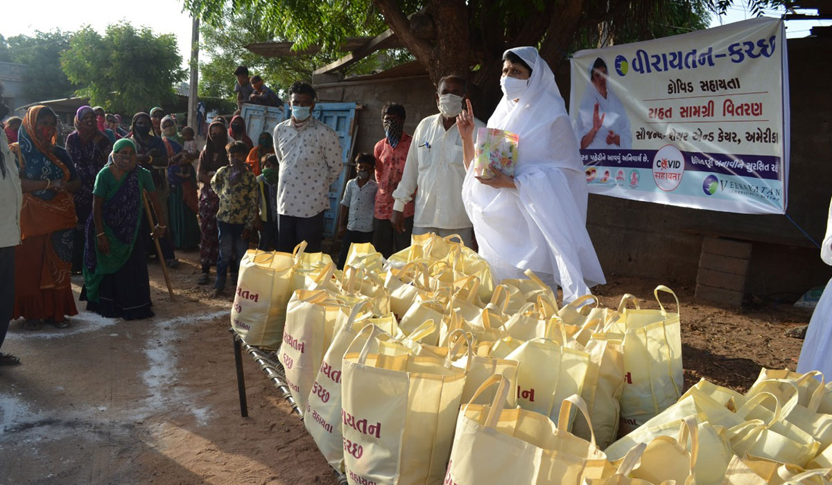 Veerayatan Kutch Covid-19 relief efforts