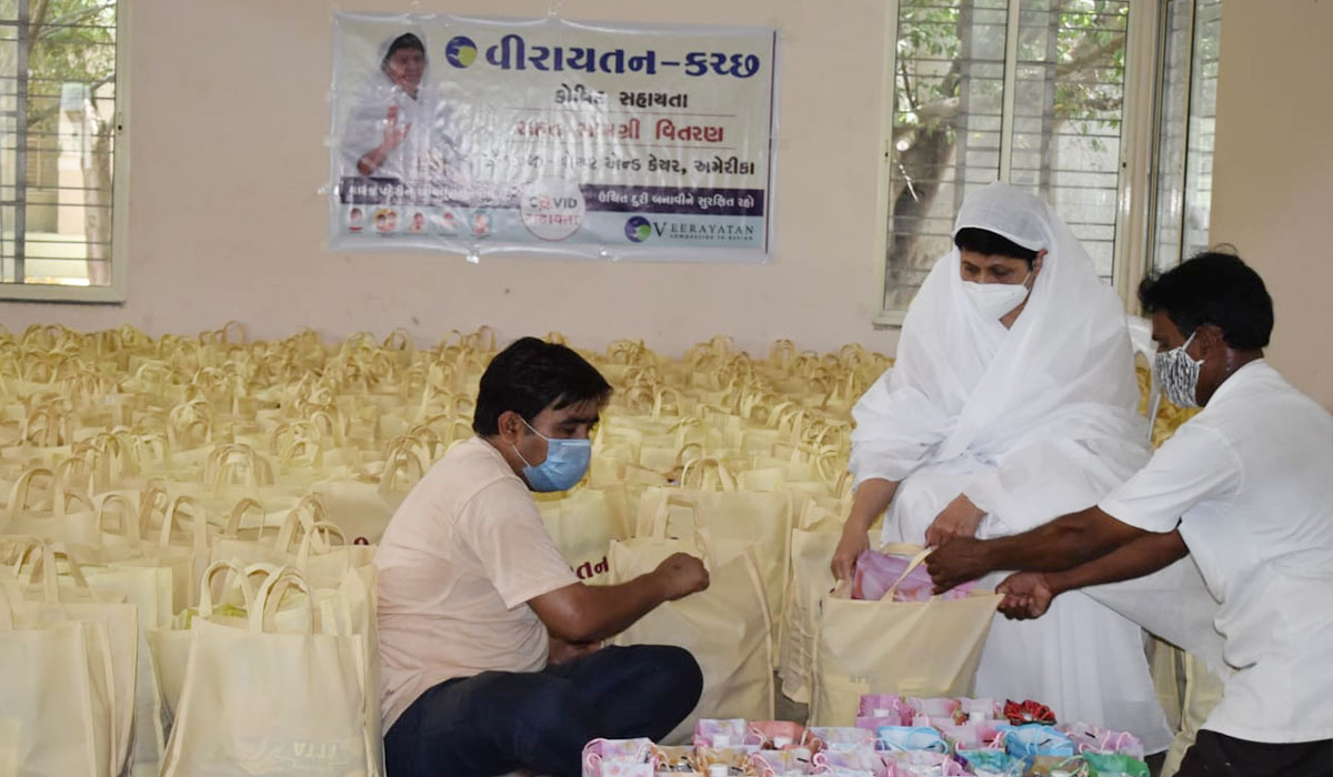 Veerayatan Kutch Covid-19 relief efforts