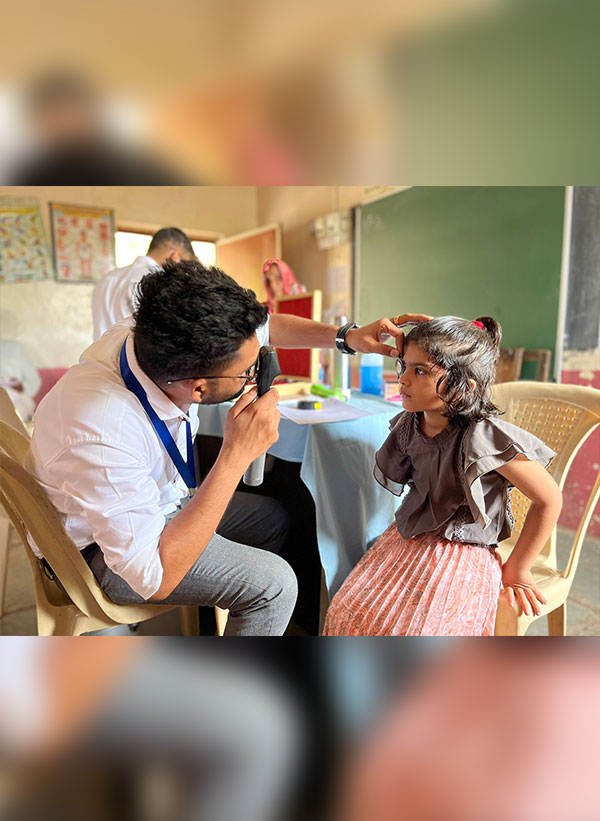 Eye camps in villages around Palitana