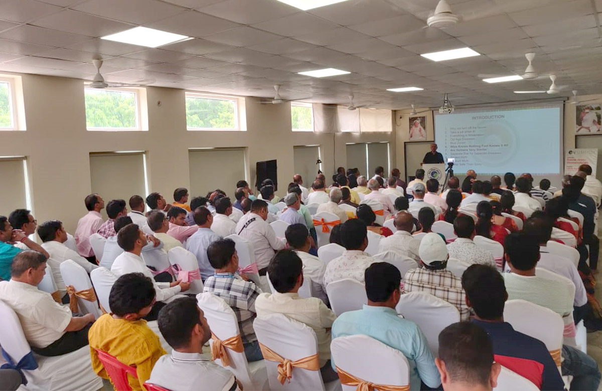 Health based seminar inspiring hundreds of participants