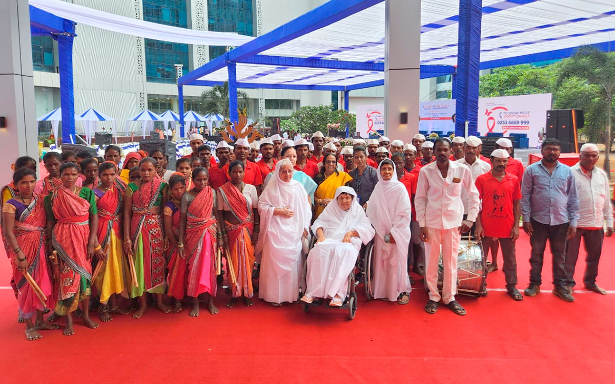 Inauguration of Ashoka CCA Cancer Hospital, Nashik in the presence of Pujya Tai Ma