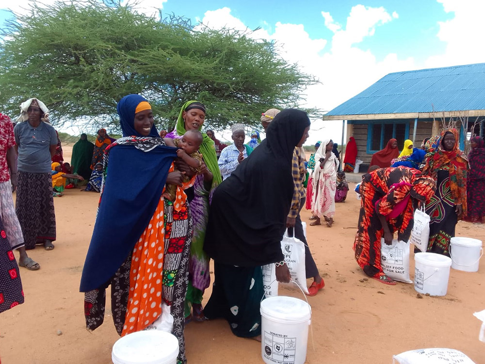 Supporting communities affected by the ongoing drought