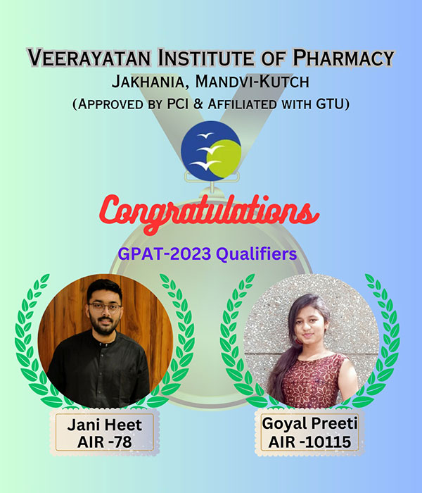 Excellence of pharmacy students