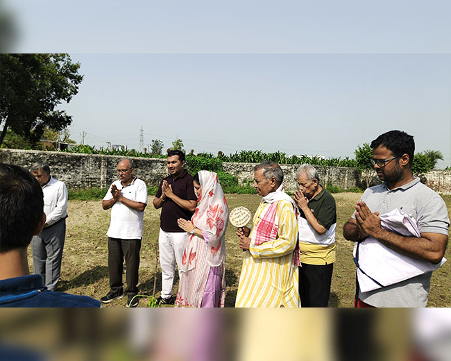 The sacred tree planting event