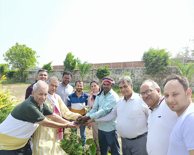 The sacred tree planting event