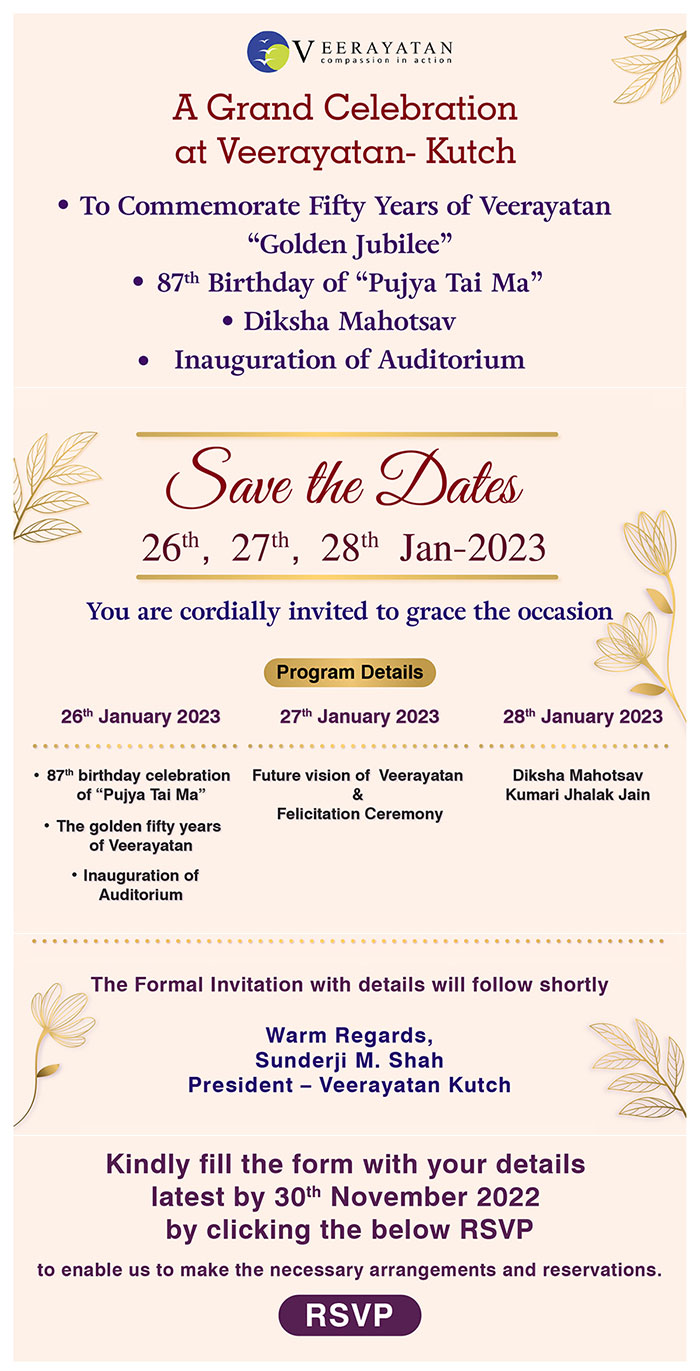 Veerayatan’s Golden Jubilee Celebrations
